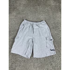 Vintage Cleveland Indians Shorts Mens Medium MLB Baseball Cargo Pro Edge 2000s